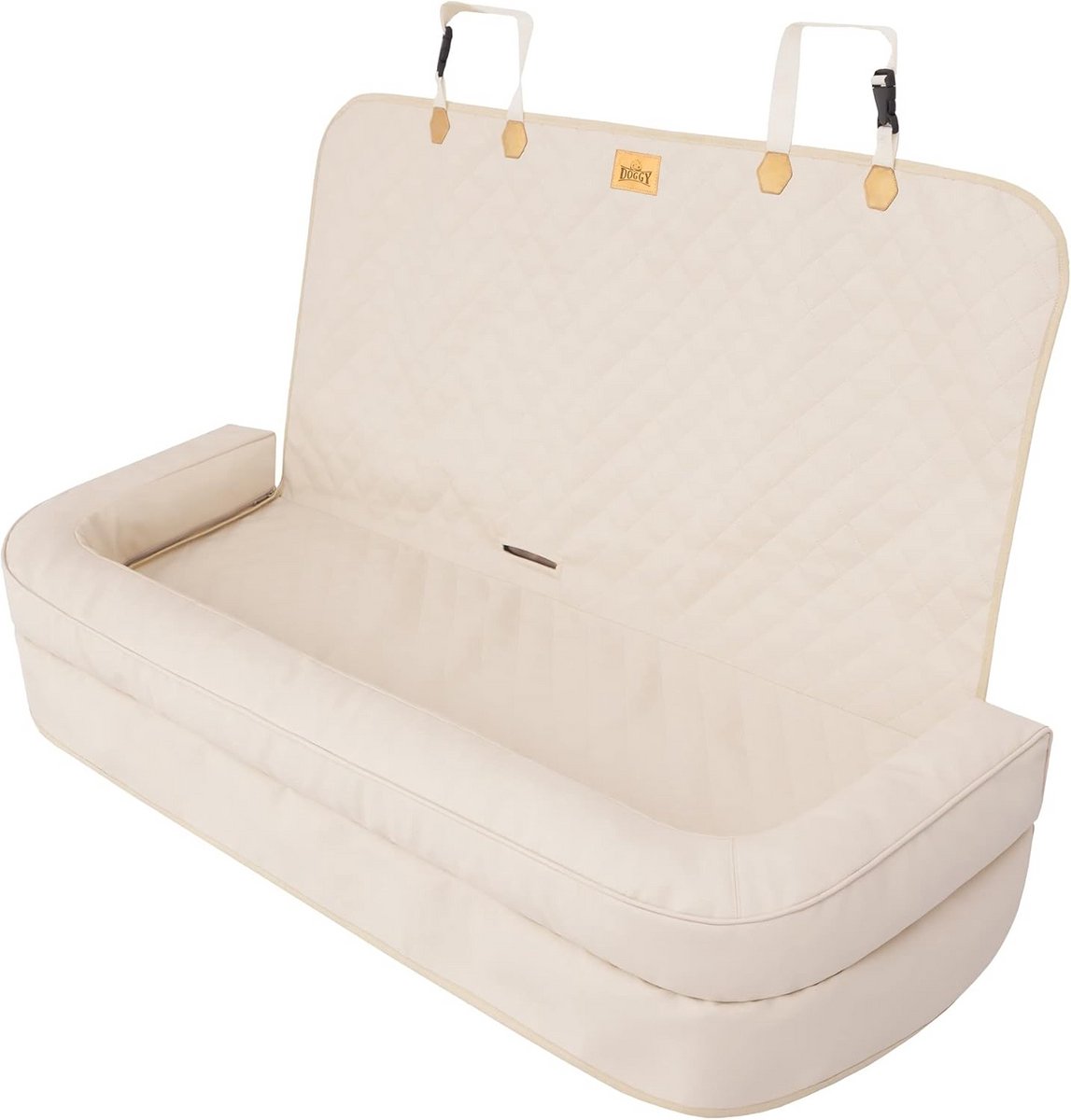 Hondenautostoel en Transportbox voor Kleine Honden - Veilig en Comfortabel - 135 x 45 cm