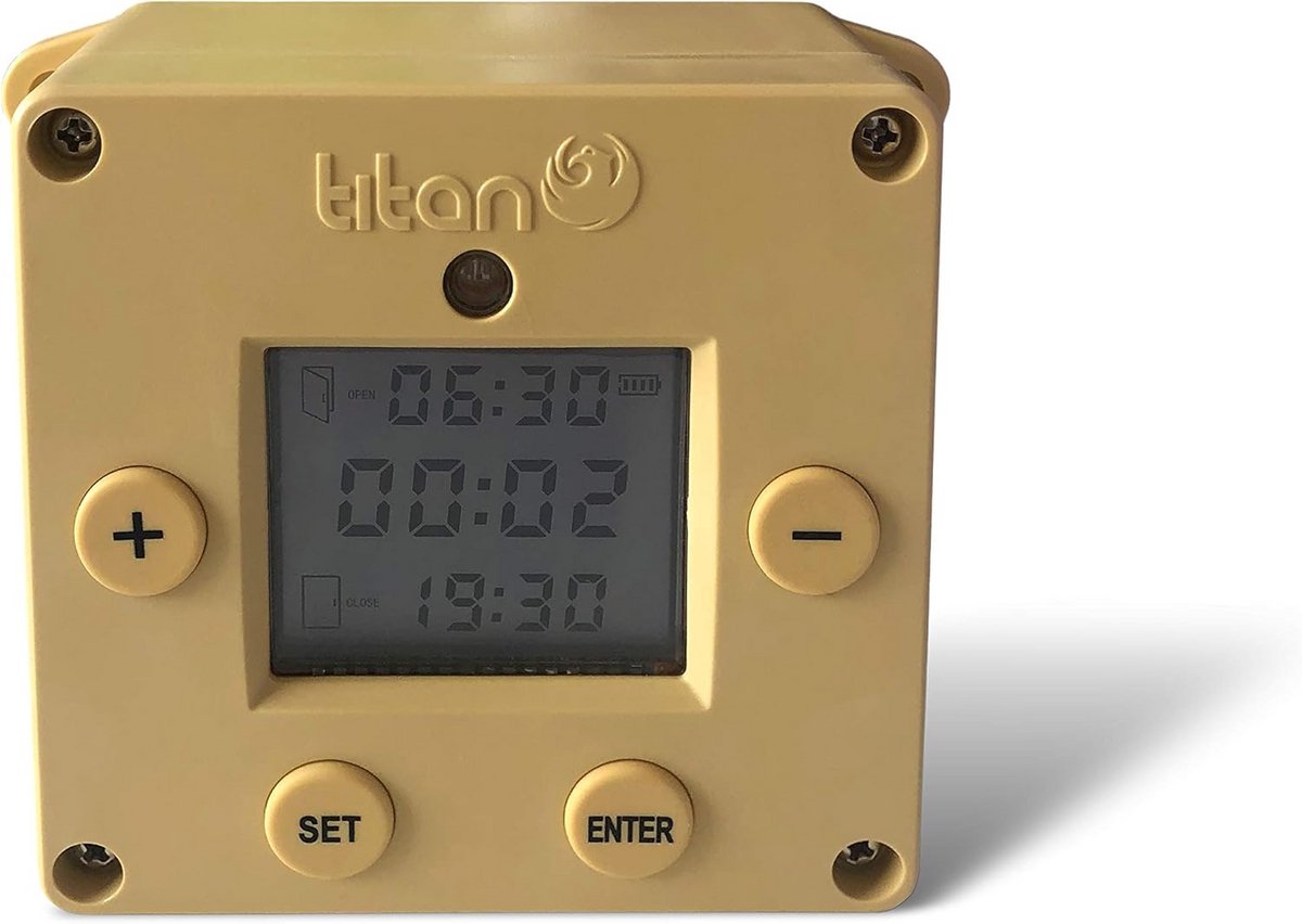 Automatische kippenhokopener met Lichtsensor en Timer