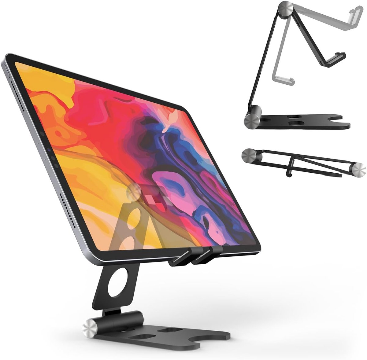 360° Draaibare Tablethouder & Monitorstandaard – Max 15.6" – Geschikt voor 4.7-12.9" Apparaten