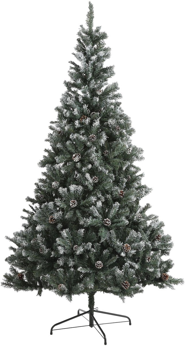 Bol.com black box trees-Pinyon kerstboom groen frosted TIPS 500-h155xd86cm aanbieding