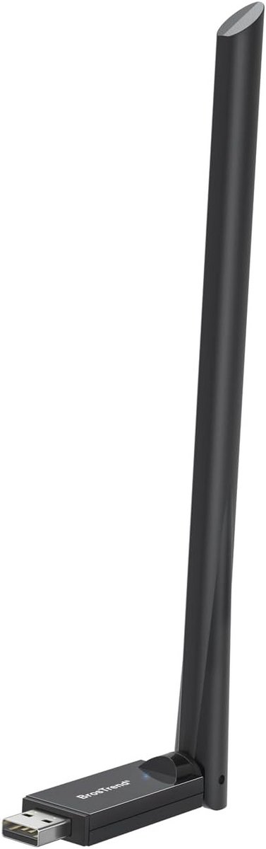 USB WiFi 6 Adapter voor Desktop en Laptop - Snelle en Betrouwbare Verbinding