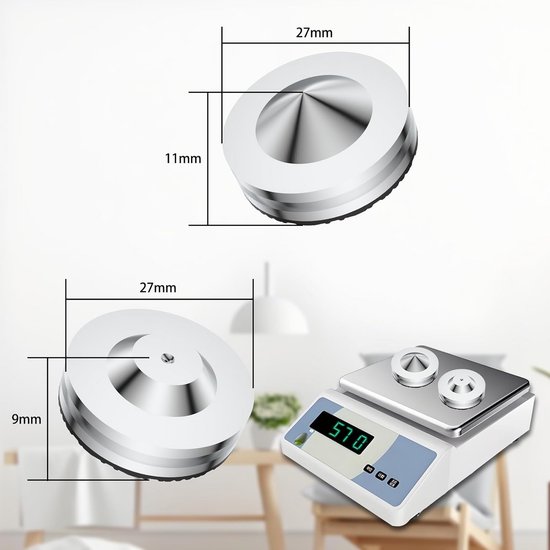 4 Stuks Speaker Spikes voor Hi-Fi Apparaten - Antivibratie Luidsprekervoeten van Merkloos — afbeelding 2