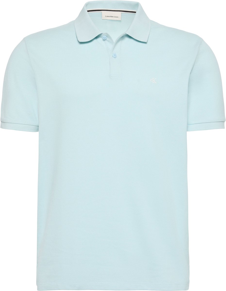 Calvin Klein Jeans Ss Monogram Pique Polo Winter Sky