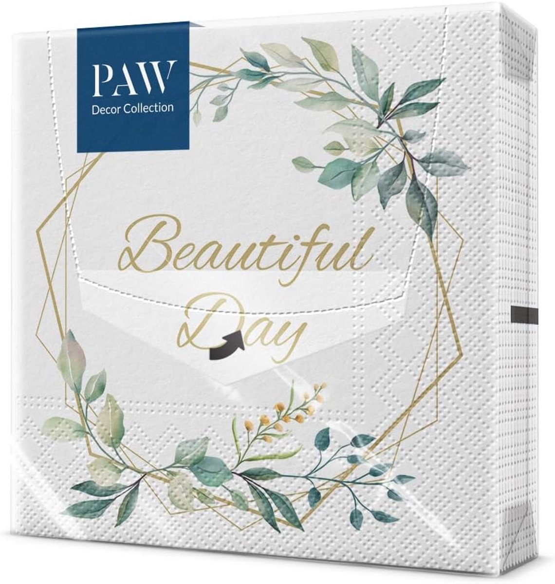 3-laags Papieren Servetten 33x33 cm met Print - 20 Stuks voor Feestdecoratie