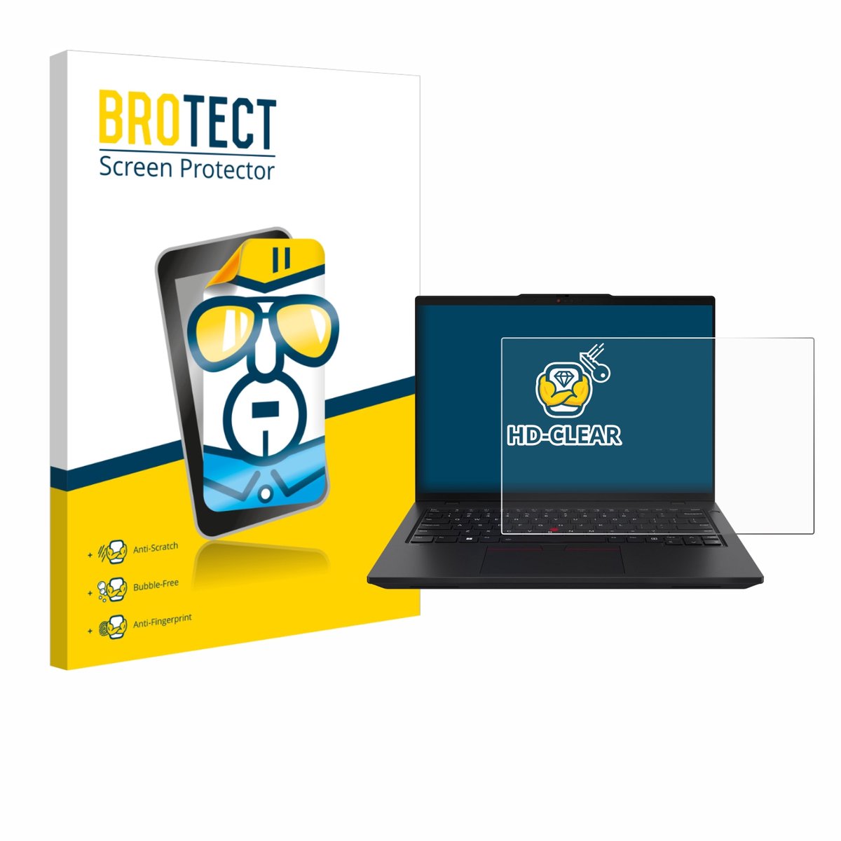 BROTECT - Screenprotector voor Lenovo ThinkPad L14 Gen 6 - Folie Beschermfolie transparant