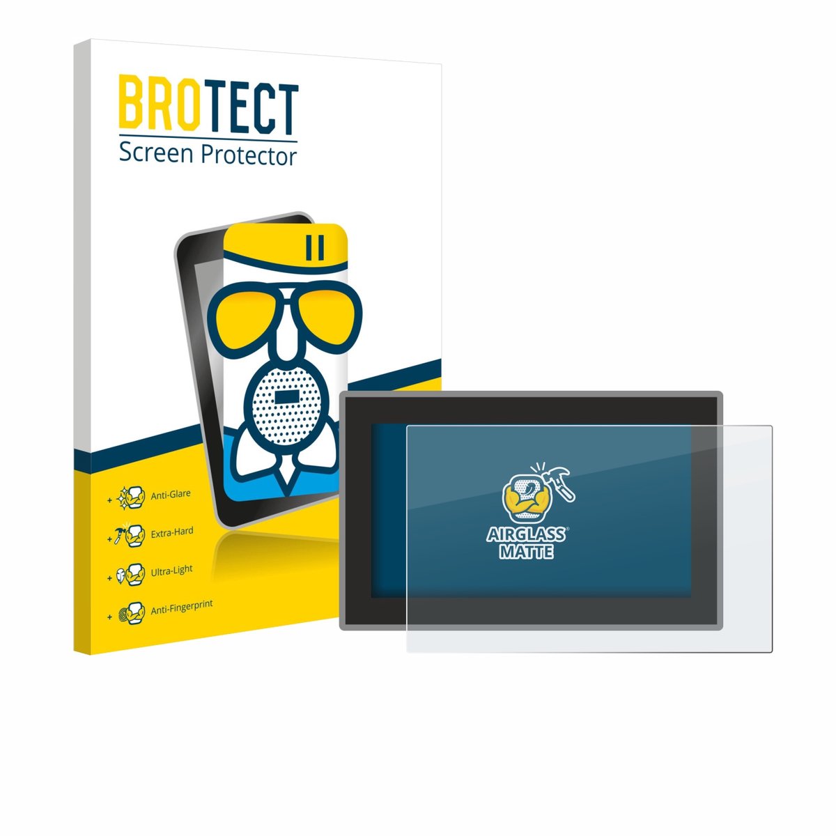 BROTECT - Screenprotector voor Voltcraft VC191 - Folie Beschermfolie Beschermglas matte