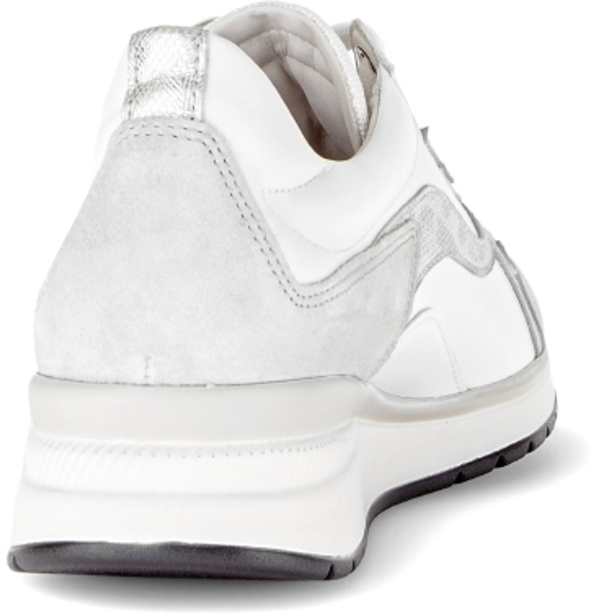 Gabor Sneaker 86.305.51 Wit Lichtgrijs Wijdte K