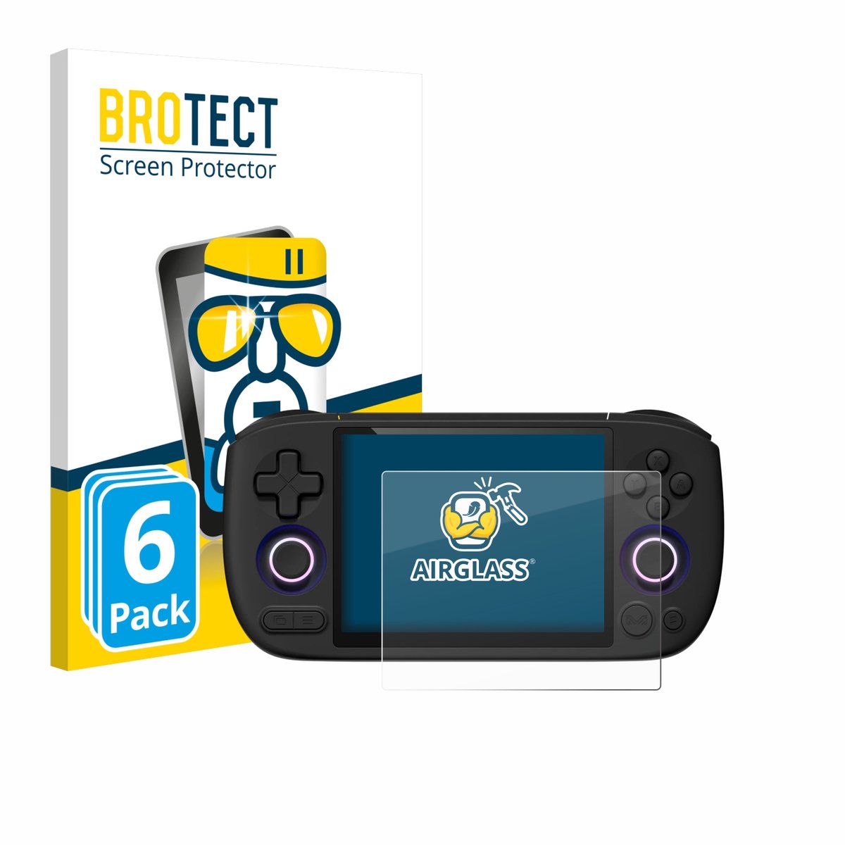 Screenprotector 6 Stuks voor Ayaneo Pocket Air Mini Beschermglas transparant