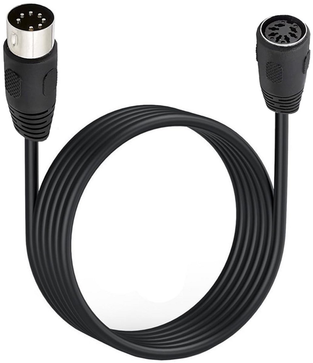 7-Pin DIN Audiokabel Mannelijk naar Vrouwelijk voor Stereo Systemen 3 Meter