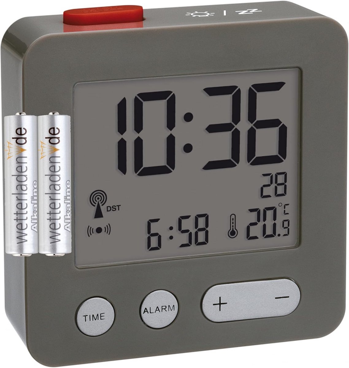 Digitale Draadloze Wekker met Temperatuurweergave en Snooze Functie
