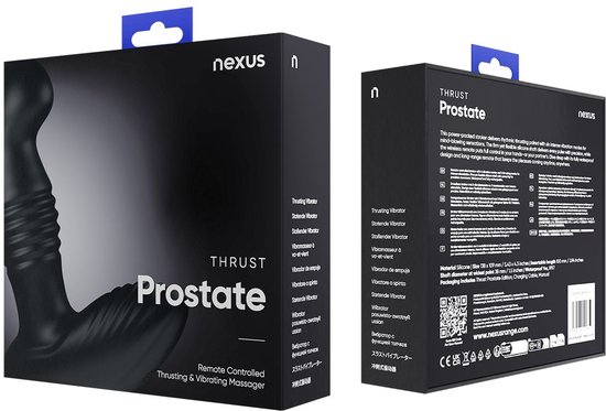 Nexus Thrust Prostate Massager - Stotend en trillend - Met afstandsbediening | bol Nexus Thrust Prostate Massager - Stotend en trillend - Met afstandsbediening | bol