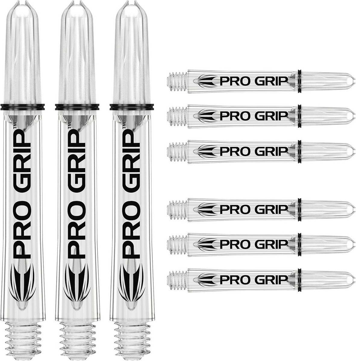 Dartpijlen Assortiment Griptangen Kort - Transparant