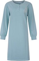 Tenderness Dames Nachthemd - Lange Mouwen - Licht Blauw - Maat S
