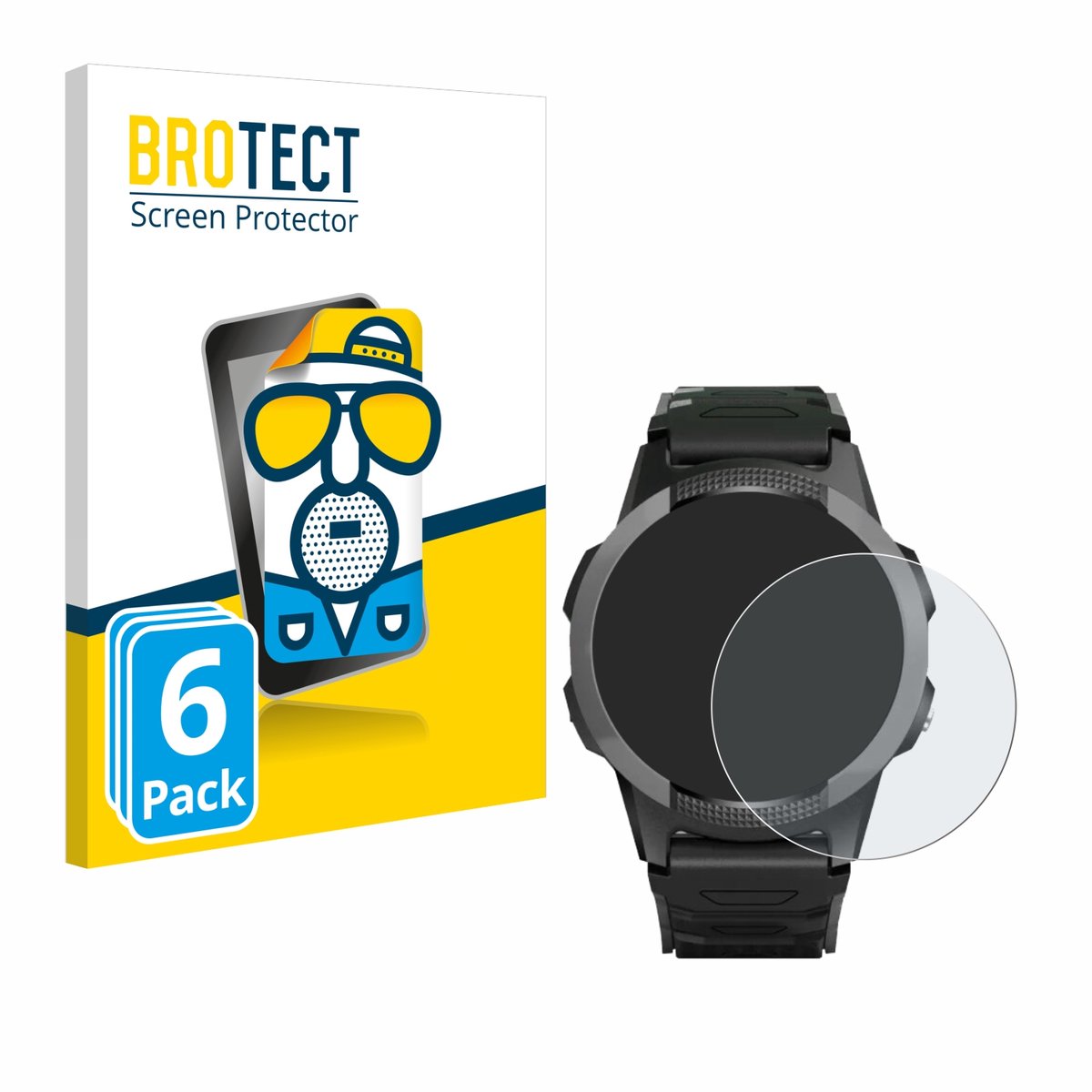 BROTECT - Screenprotector voor NikuTRAX NC56S - Folie Beschermfolie matte 6 Stuks
