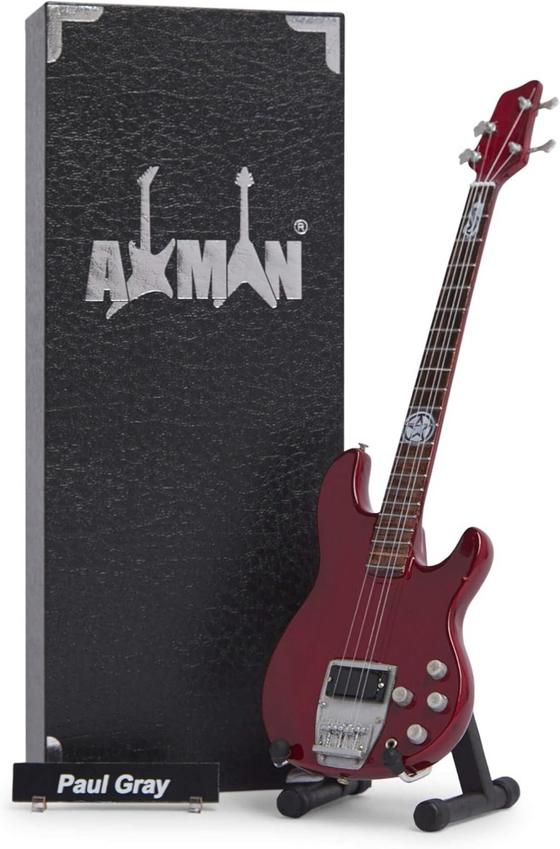 Handgemaakte Miniatuur Gitaar Replica 1/4 Schaal - Inclusief Display Box en Standaard - Muziek Cadeau