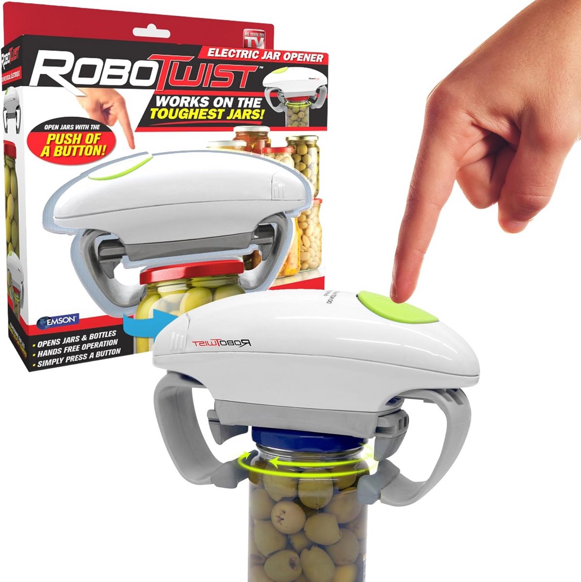Automatische Potopener met Hoog Koppel voor Gemakkelijk Openen van Glazen Potten