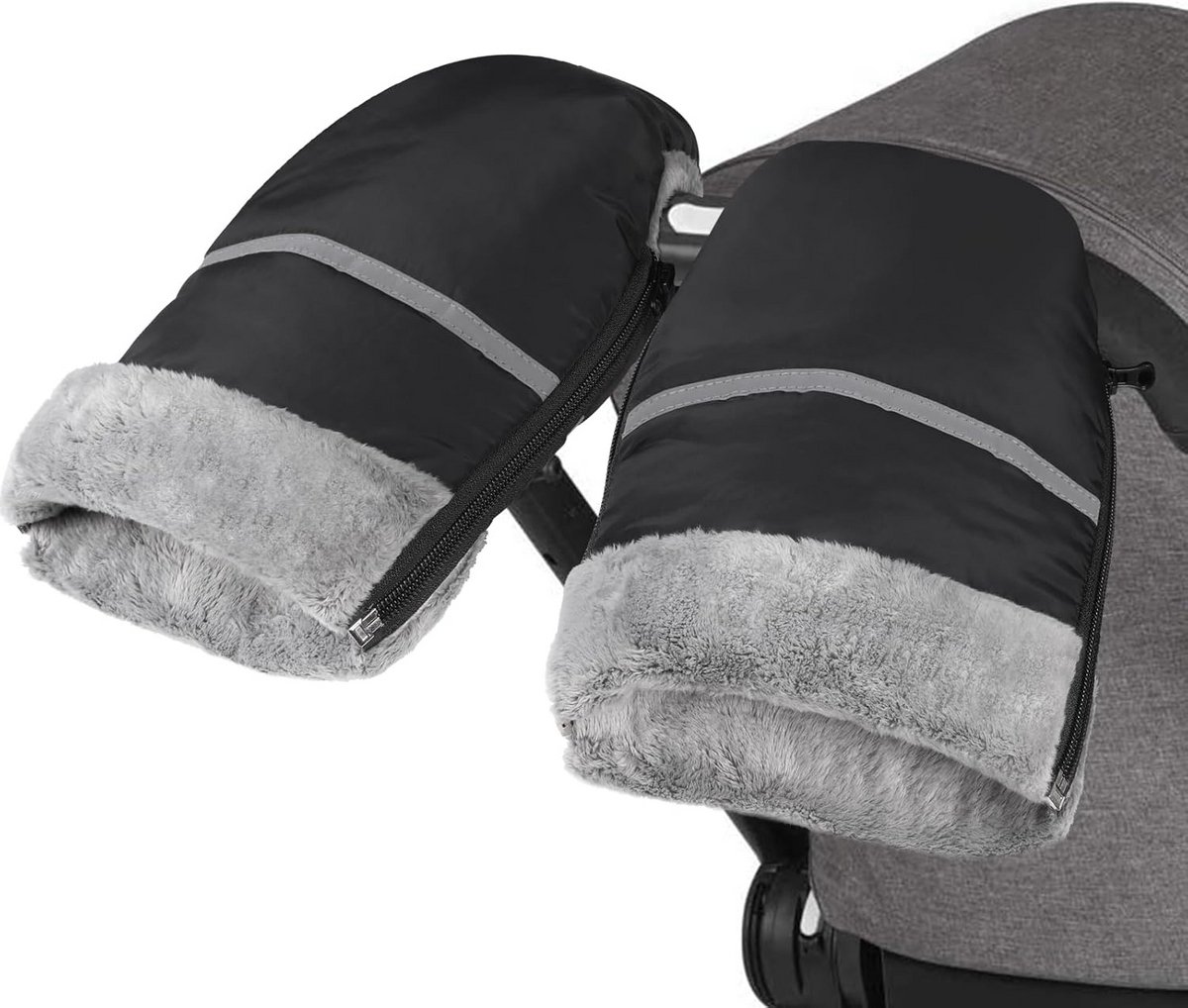 Universele Kinderwagen Handmof - Waterdicht & Winddicht Fleece Warmte Accessoire
