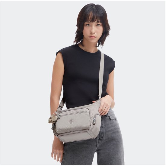 kipling Sac à épaule bandoulière Sac à épaule Basic Eyes Wide Open Gabbie S Small Crossbody S Grey Gris