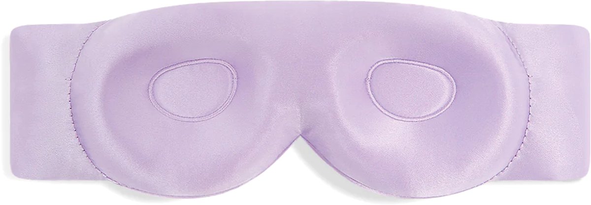 Dore & Rose - Aura Slaapmasker - Oogmasker - Wimper beschermend - Zijden Slaapmasker Voor Mannen en Vrouwen - Eye Mask - Verduisterend - Wallen - Lila