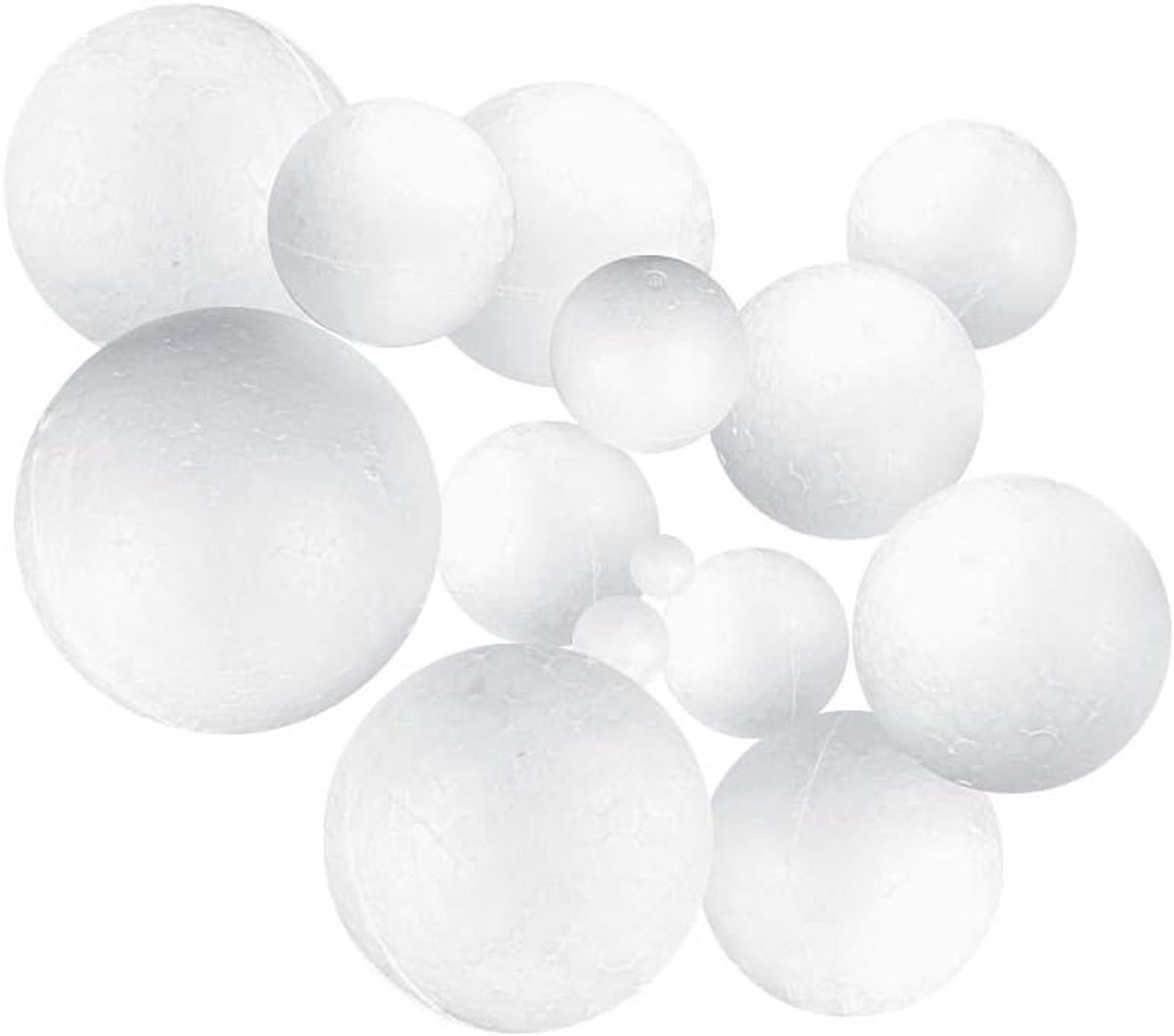 50 Stuks Polystyreen Schuimballen 30mm voor Knutselen en Decoratie