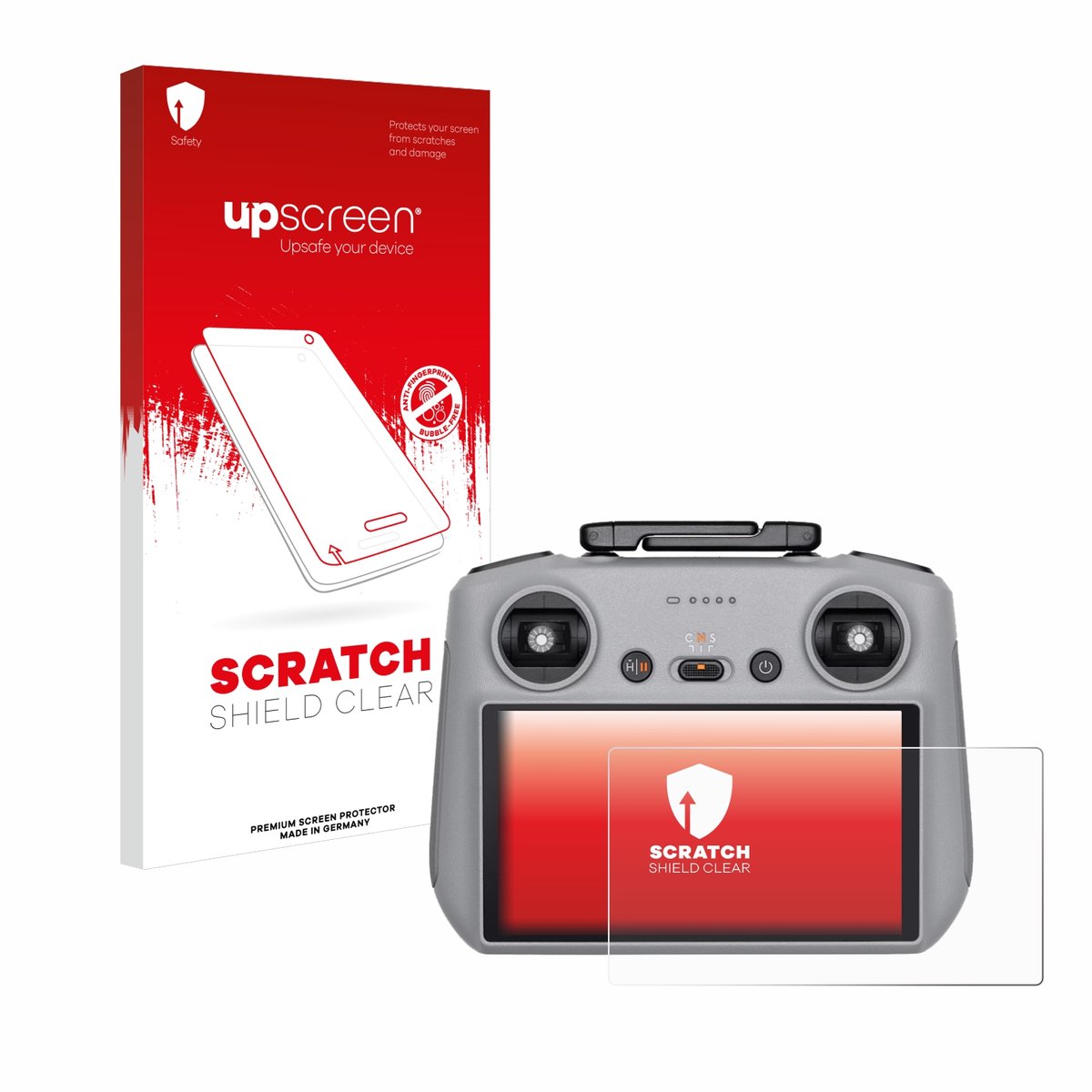 upscreen - Screenprotector voor DJI RC 2 - Folie Beschermfolie transparant