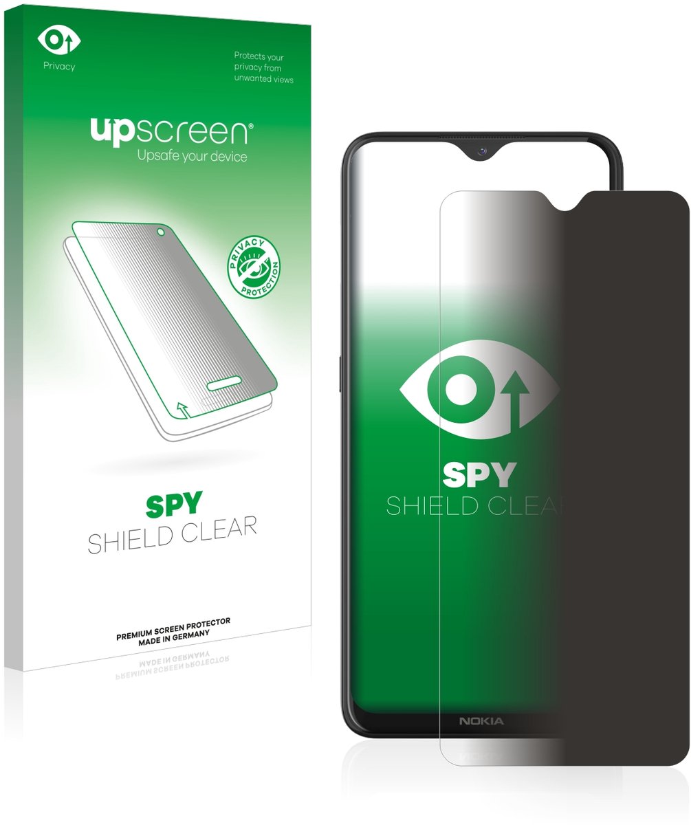 upscreen - privacy screenprotector voor Nokia 5.3 - Folie Beschermfolie Blauwlichtfilter