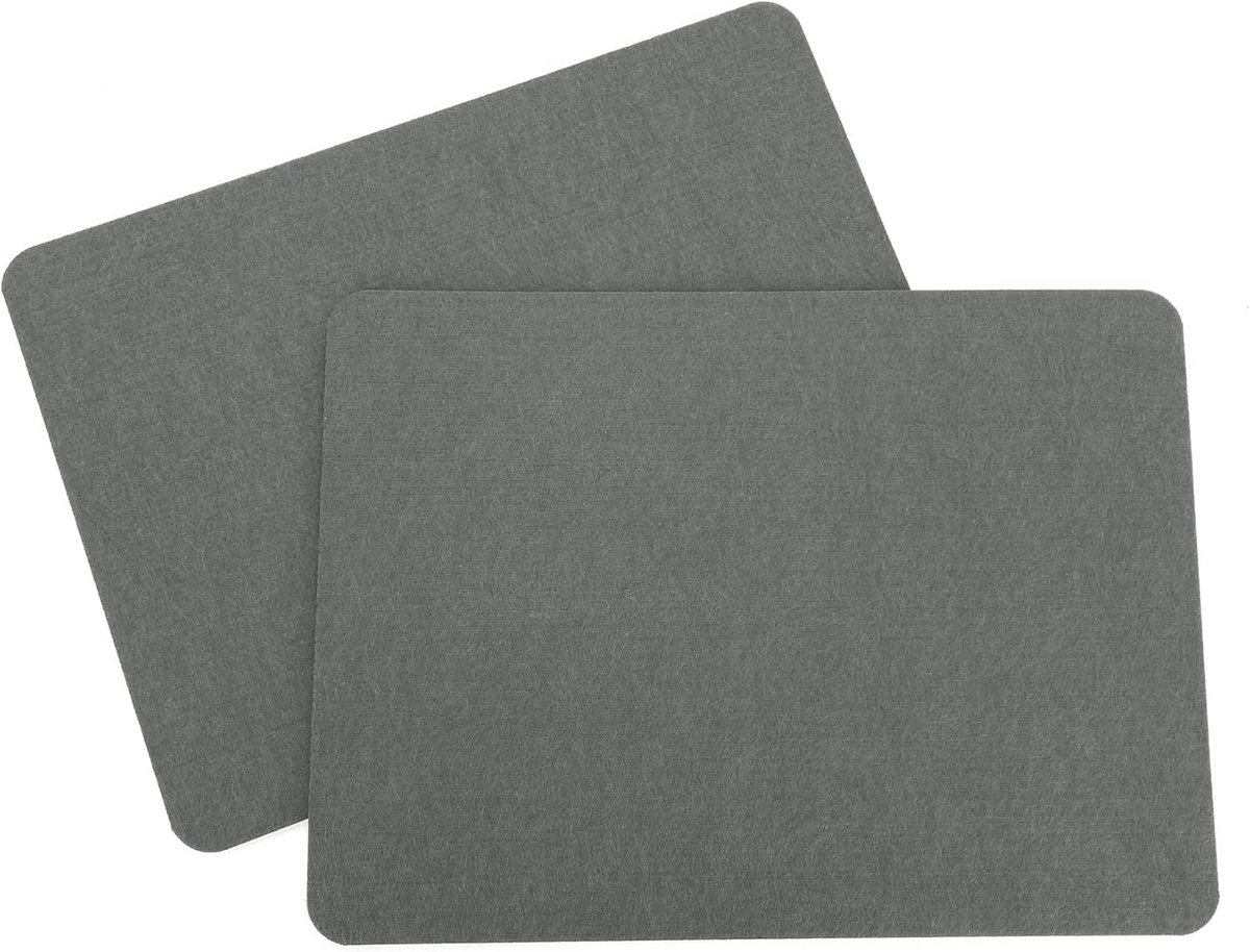 Set van 2 Vilten Placemats 35x45 cm - Afwasbaar Tafeldecoratie