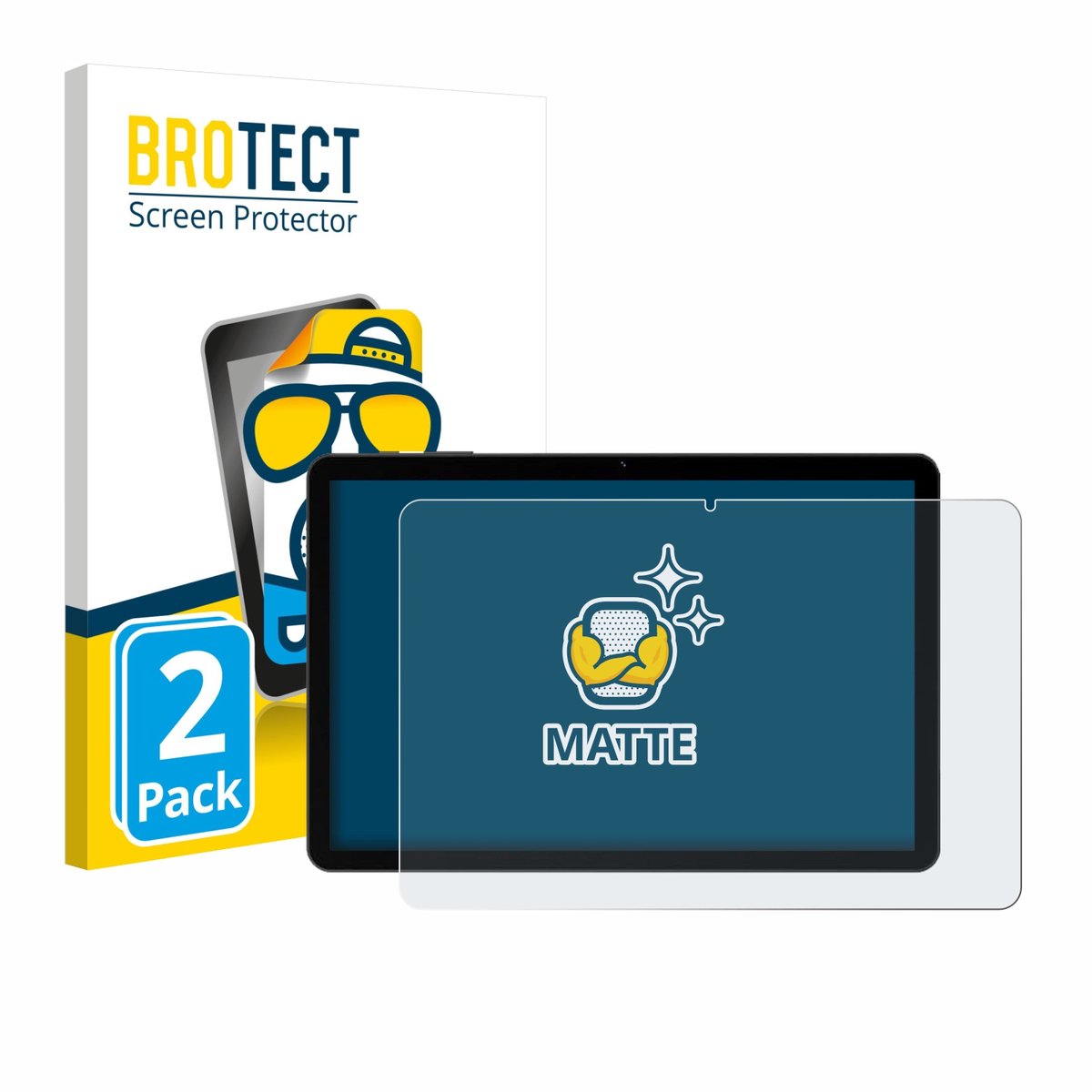 BROTECT - Screenprotector voor Doogee Tab G5 - Folie Beschermfolie matte 2 Stuks