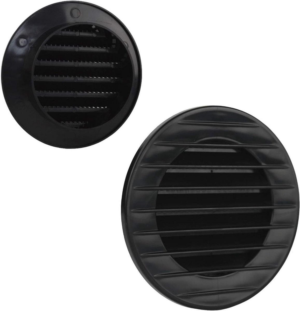 Rond Ventilatiemondstuk met Insectengaas - Keuze uit Diverse Kleuren en Maten