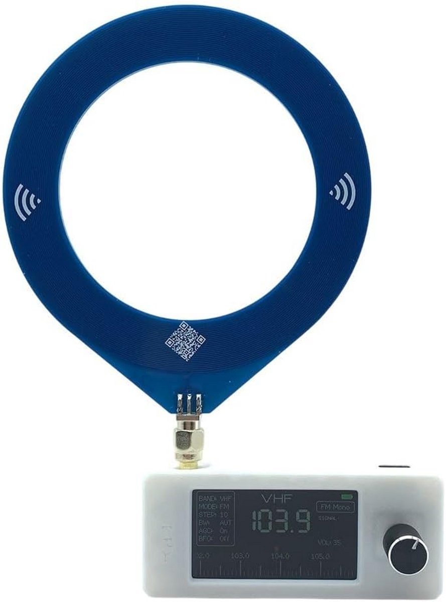 Draagbare AM/FM Radio met HD Kleurenscherm en Lange Batterijduur