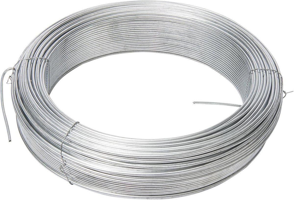 Gegalvaniseerde IJzerdraad 2 mm Diameter 100 Meter voor Tuin en Bouw