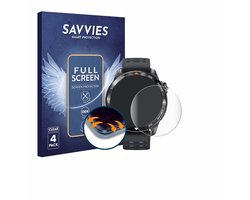 Savvies - Screenprotector voor Mibro GS Pro 2 - Folie Beschermfolie transparant volledig dekking 4 Stuks