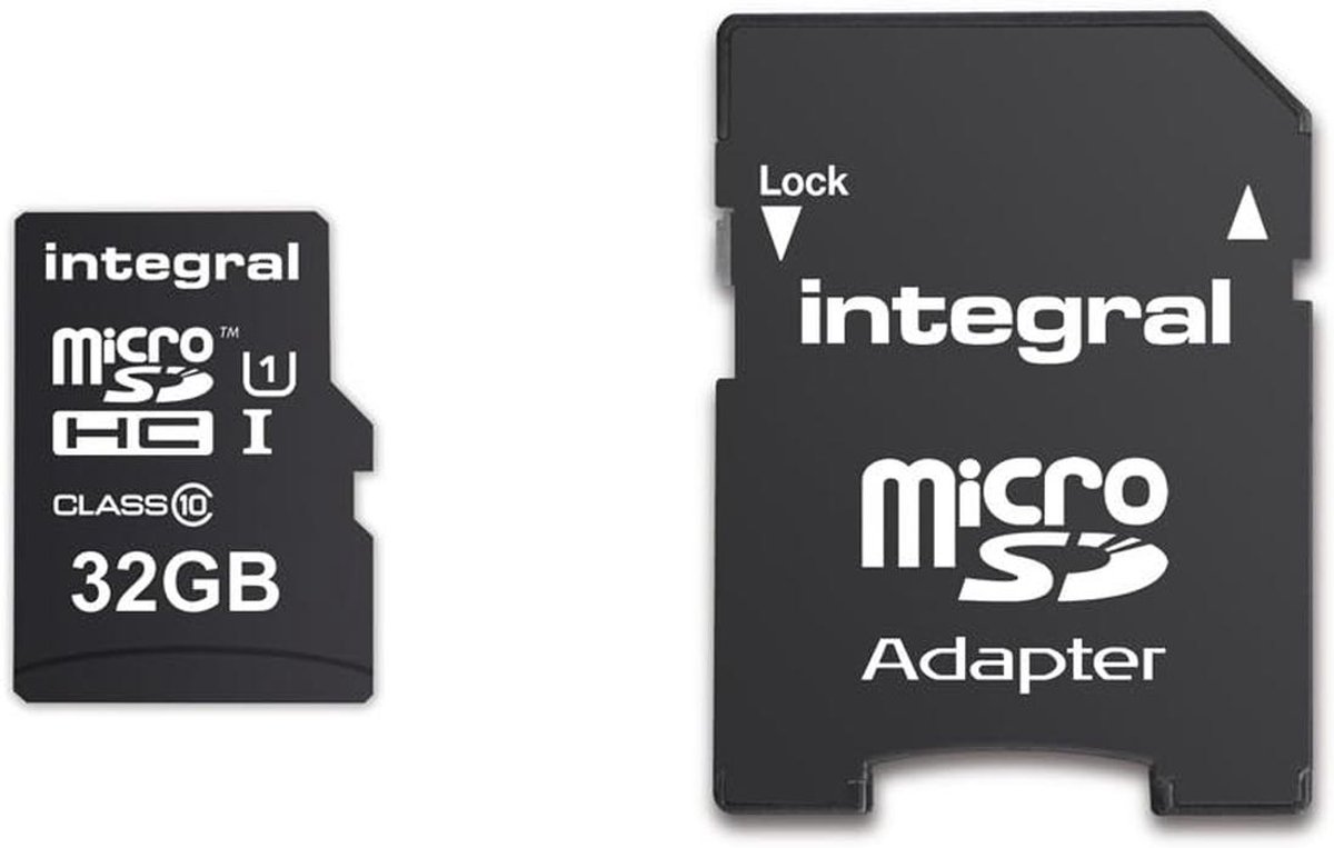 32GB microSDHC geheugenkaart Class 10 UHS-I voor Smartphone, Tablet en Camera