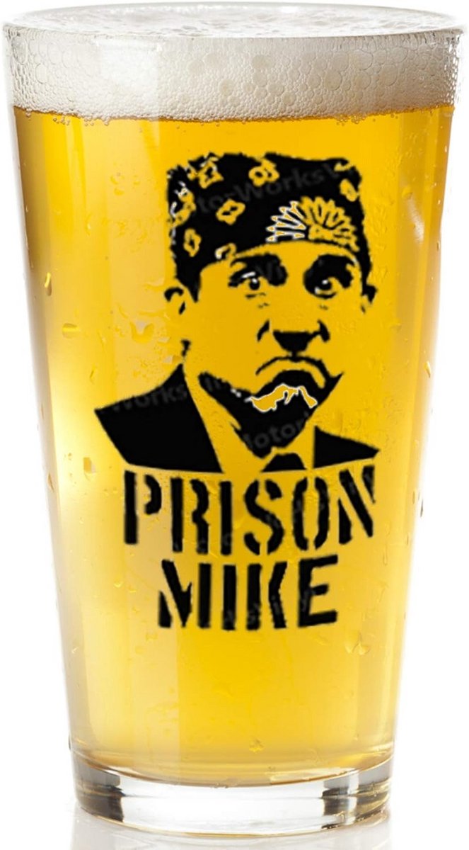 Bierglas met Opdruk The Office - Grappig Cadeau voor Fans