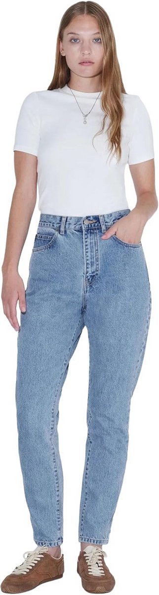 Dames Mom Jeans met Hoge Taille - Comfortabele Pasvorm