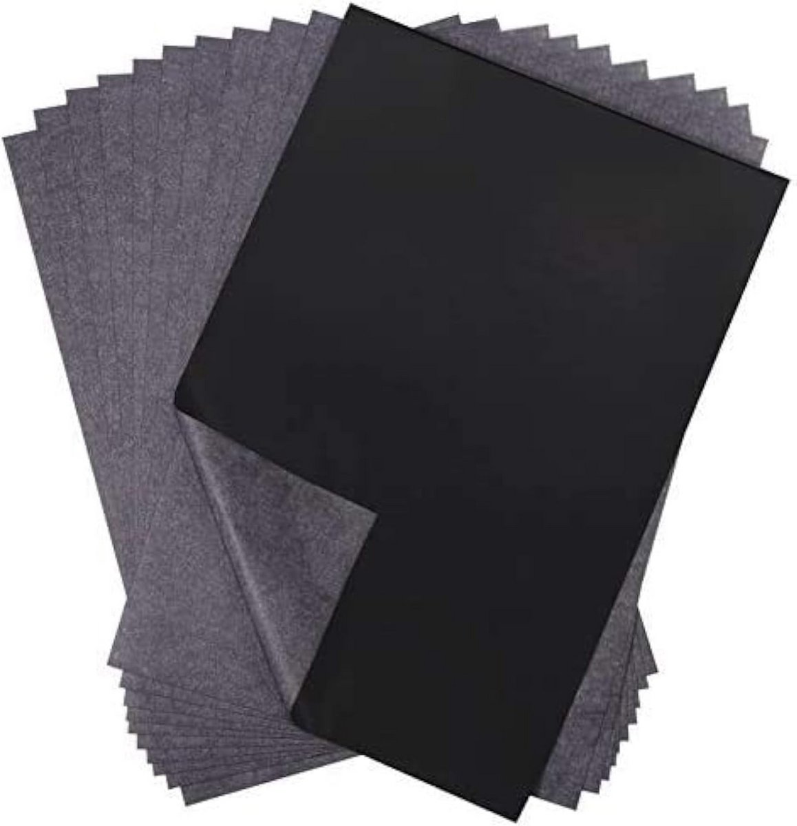 100 Vellen Zwart Carbon Transferpapier voor Hout, Papier en Canvas