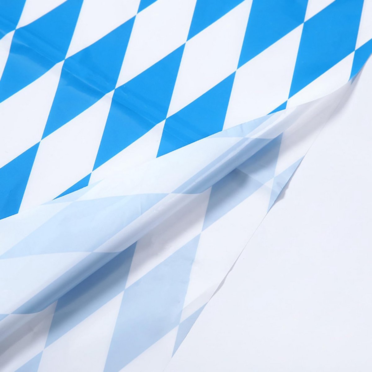 Blauw Wit Geruit Tafelkleed Rechthoekig Oktoberfest en Feestdecoratie