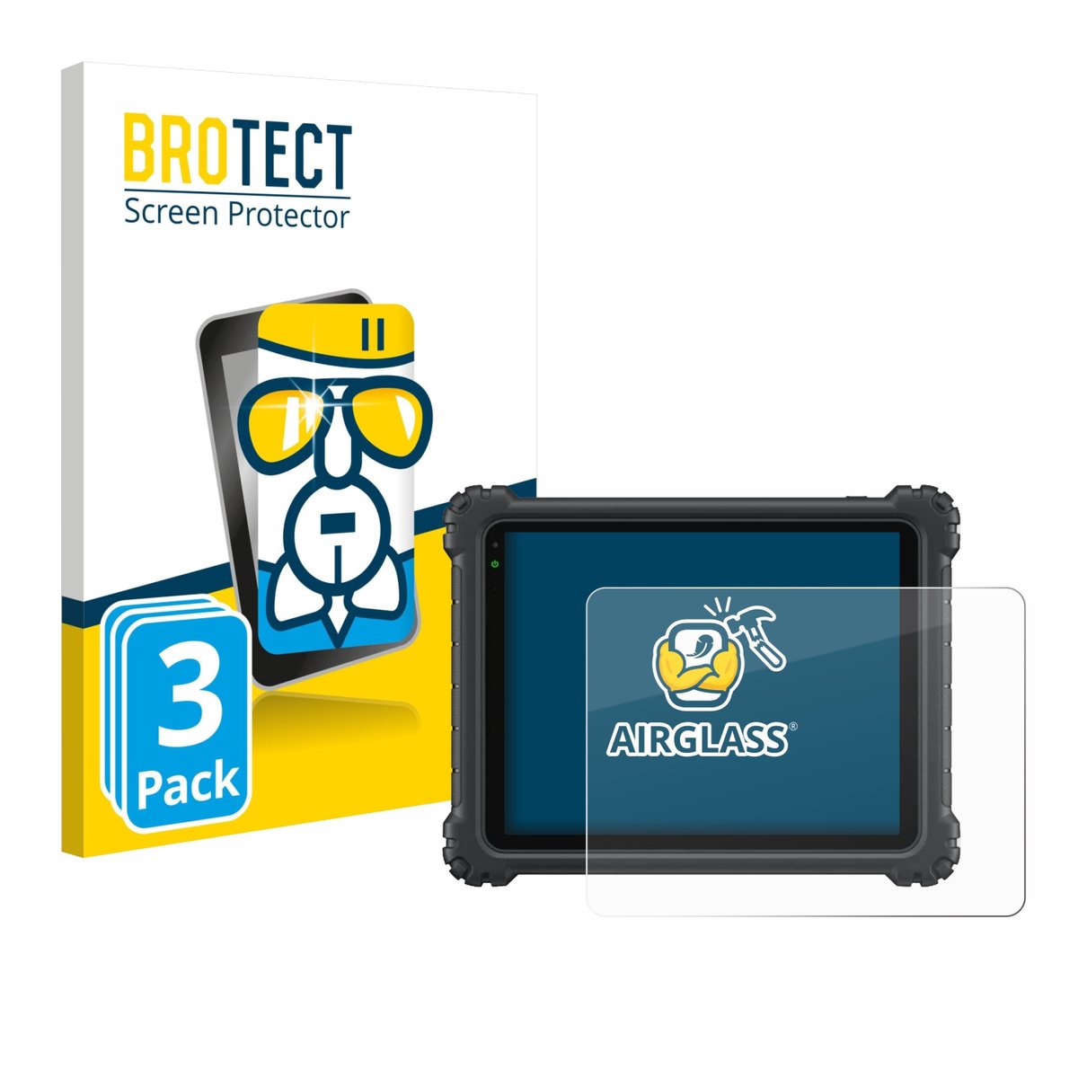 Screenprotector 3 Stuks voor Autel MaxiCOM Ultra Lite S Beschermglas transparant