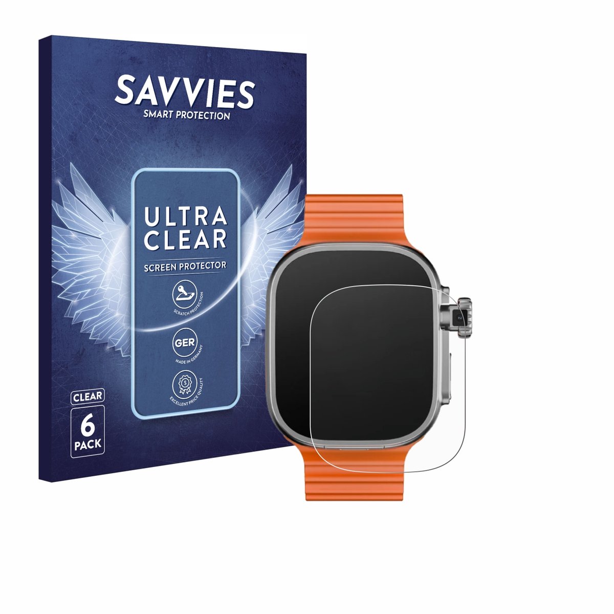 Savvies - Screenprotector voor Lokmat XH12C - Folie Beschermfolie transparant 6 Stuks