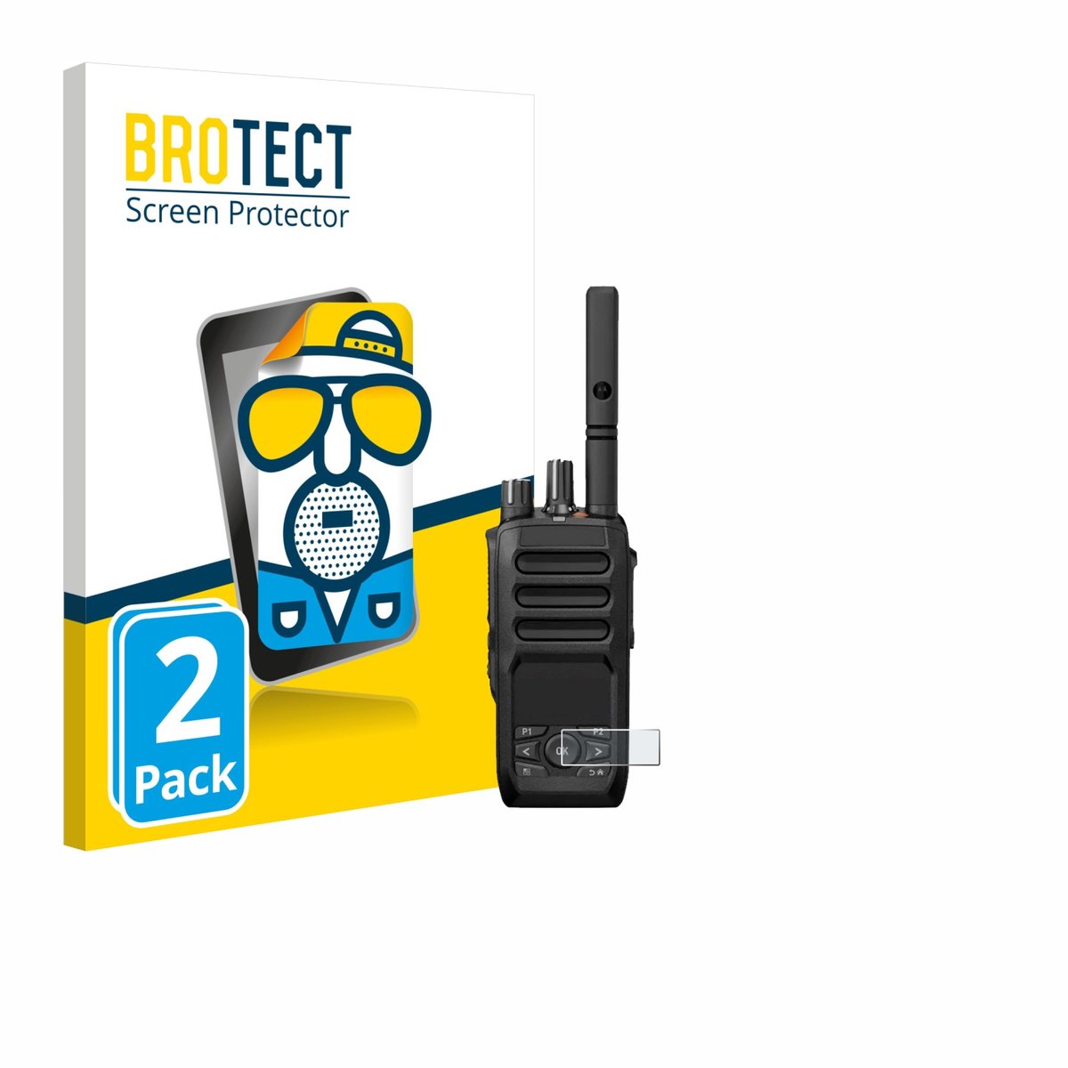 BROTECT - Screenprotector voor Motorola MOTOTRBO R5 - Folie Beschermfolie matte 2 Stuks