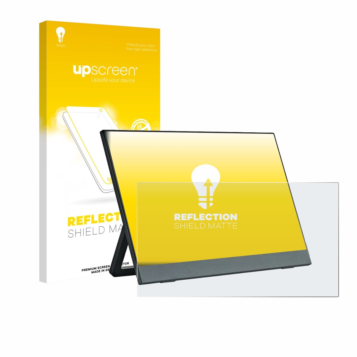 upscreen - Screenprotector voor Anmite A140W03 14" - Folie Beschermfolie anti glare matte