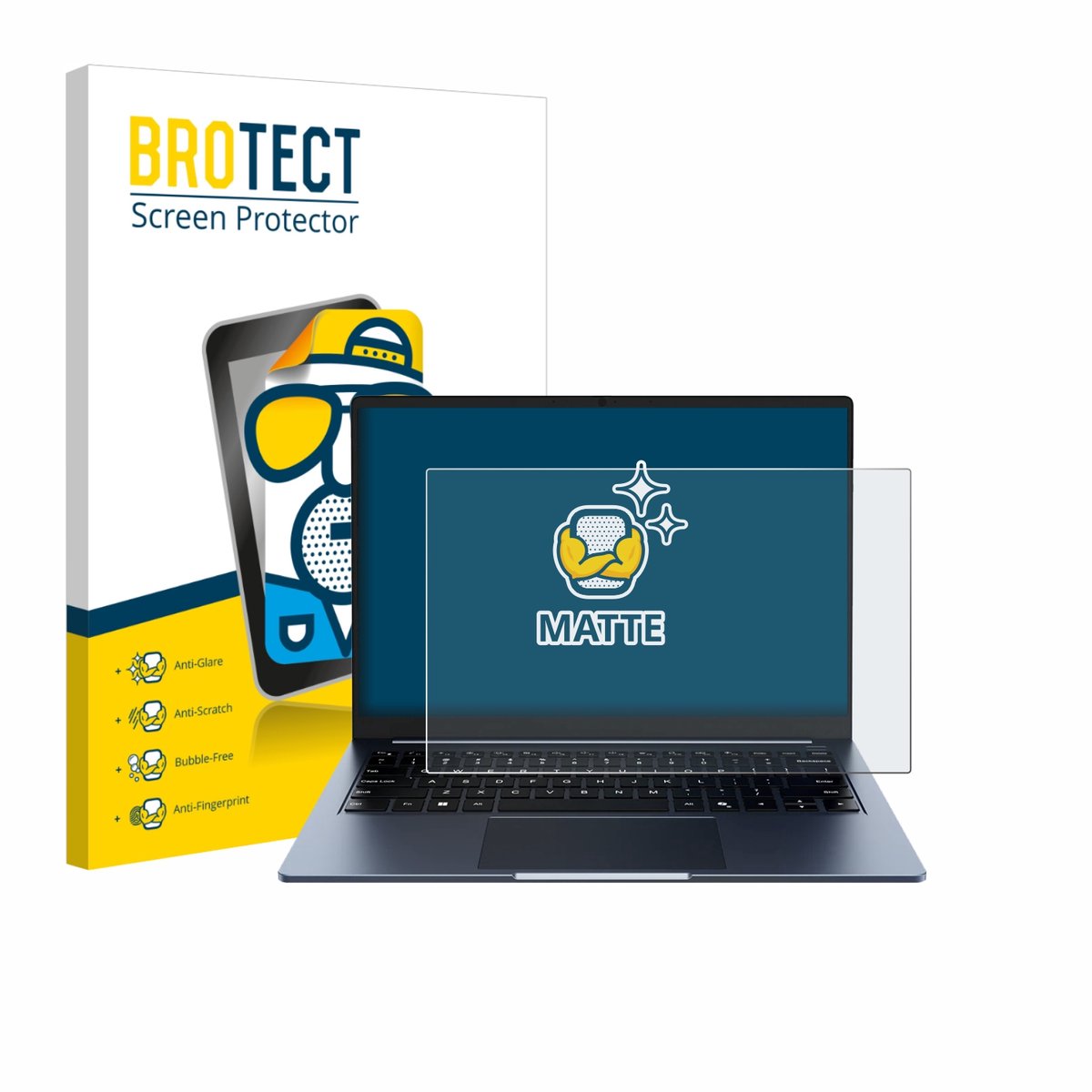 BROTECT - Screenprotector voor Chuwi CoreBook Air 14" - Folie Beschermfolie matte