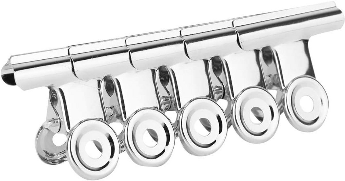 5 Stuks Nagel Clips voor C-Curve en Nagelverlenging - Roestvrij Staal