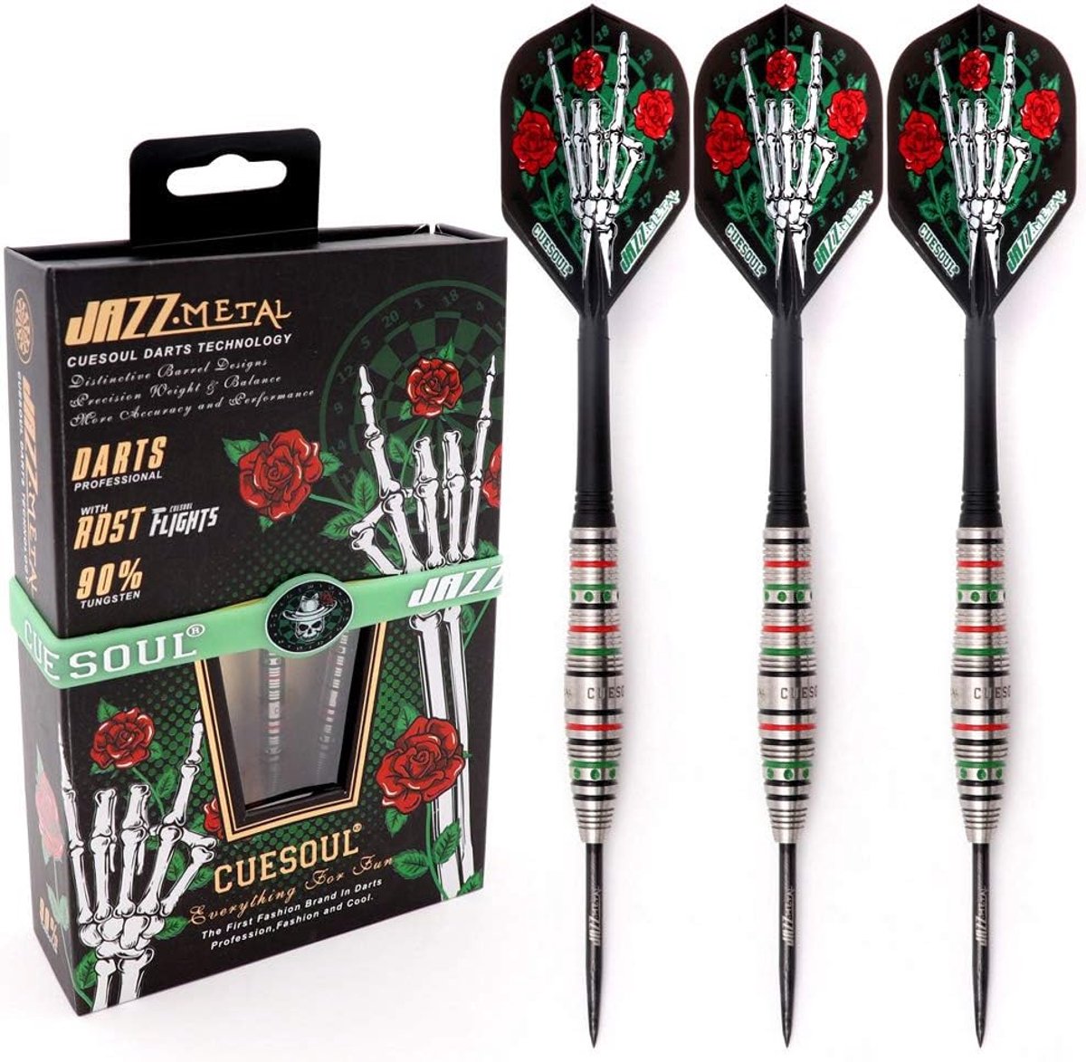 Professionele 90% Tungsten Steeltip Darts Set - 21, 23 of 25 Gram