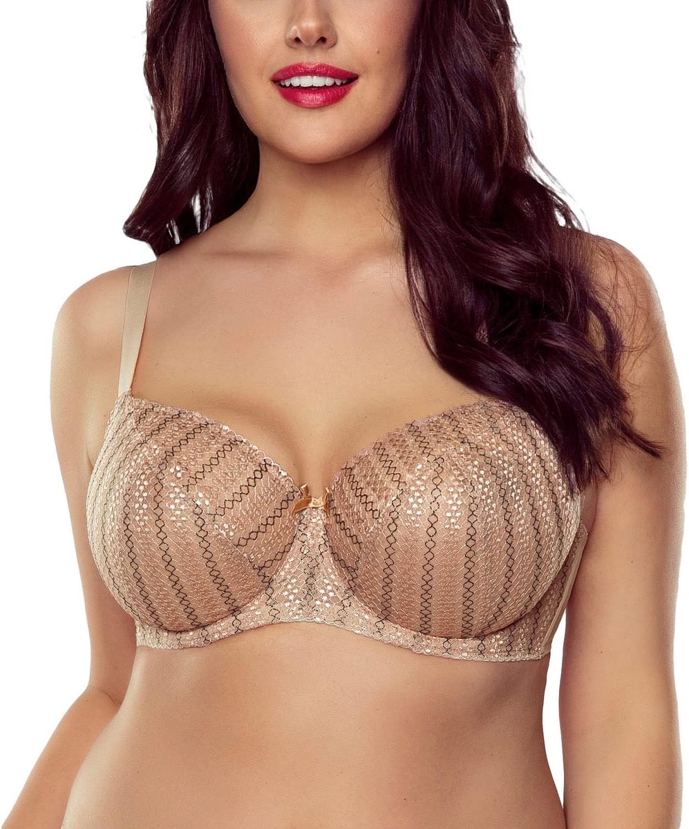 Dames Beha - Lingerie Ondergoed - Dagelijks Draagcomfort - Zachte Cups Met Borduurwerk - Verstelbare Bandjes - Zwart