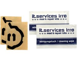 2 Sets Muisglijders Vervangend voor Kone+ / Kone Max / Kone XTD, Inclusief Reinigingsdoekjes