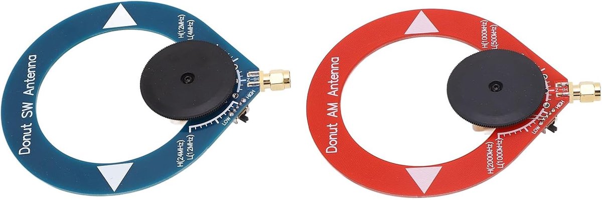 Draagbare Loop Antenne - Donut Antenne - Kortegolf Radio - Dubbele Functie - 15 x 10 x 4 cm