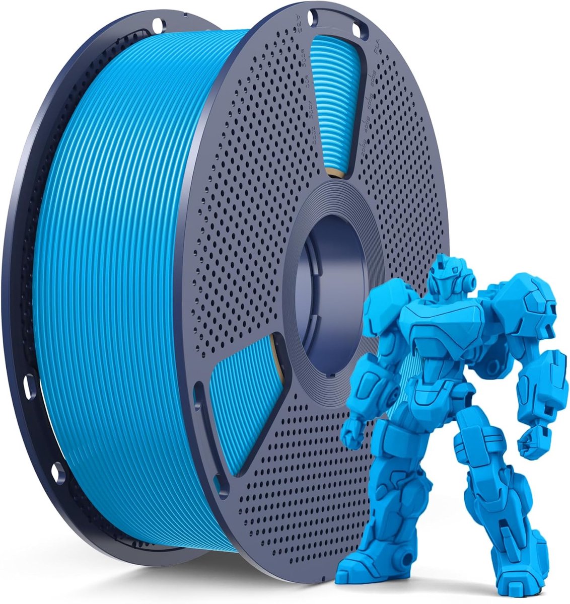 3D Printer Filament - PETG Materiaal - Modelbouw Printen - Hoge Sterkte Flexibiliteit - 1.75mm 1KG - Cyaan