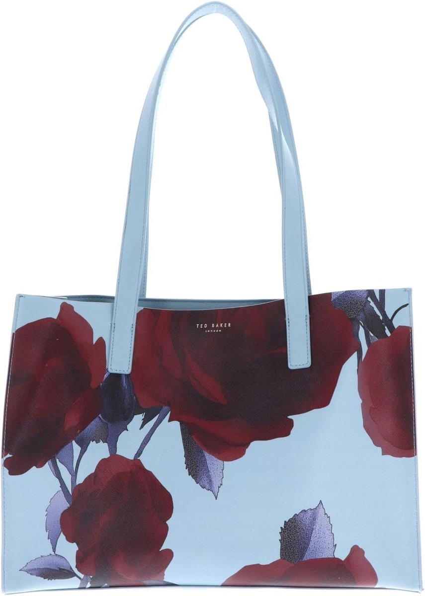 Icon Tas - Draagtas Vrouwen - Dagelijks Gebruik - Ruim Interieur - 36 x 11.5 x 25.5 cm - Blauw
