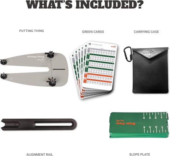 Putting Systeem - Golf Trainer - Nauwkeurigheid Verbeteren - Compleet Oefenpakket - 51 x 25 x 10 cm van Merkloos — afbeelding 5